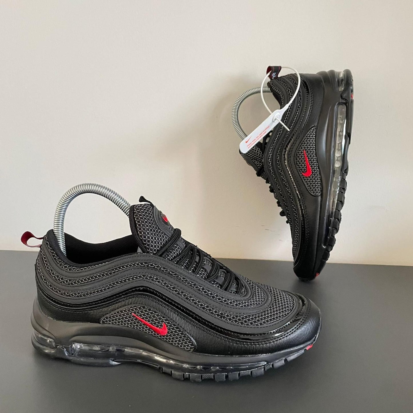 NIKE PATIKE Air Max 97 Black Silver Red