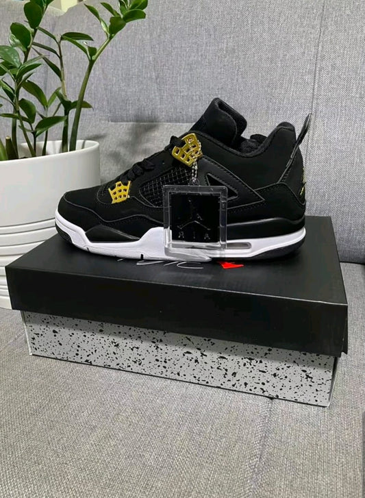 NIKE PATIKE JORDAN 4 Retro Black Gold