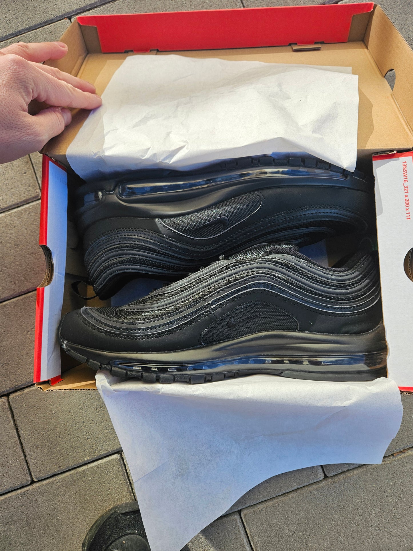 NIKE PATIKE Air Max 97 Triple Black
